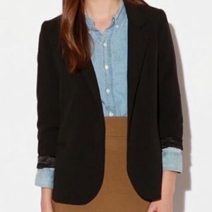 Urban outfitters silent + noise black blazer